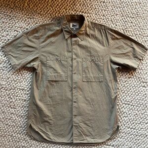 Pilgrim surf and supply Casual snap Down Shirt - Khaki